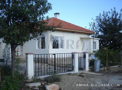 Furnished house 9 km from Balchik fence