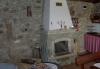 Stone house in authentic Bulgarian style fireplace